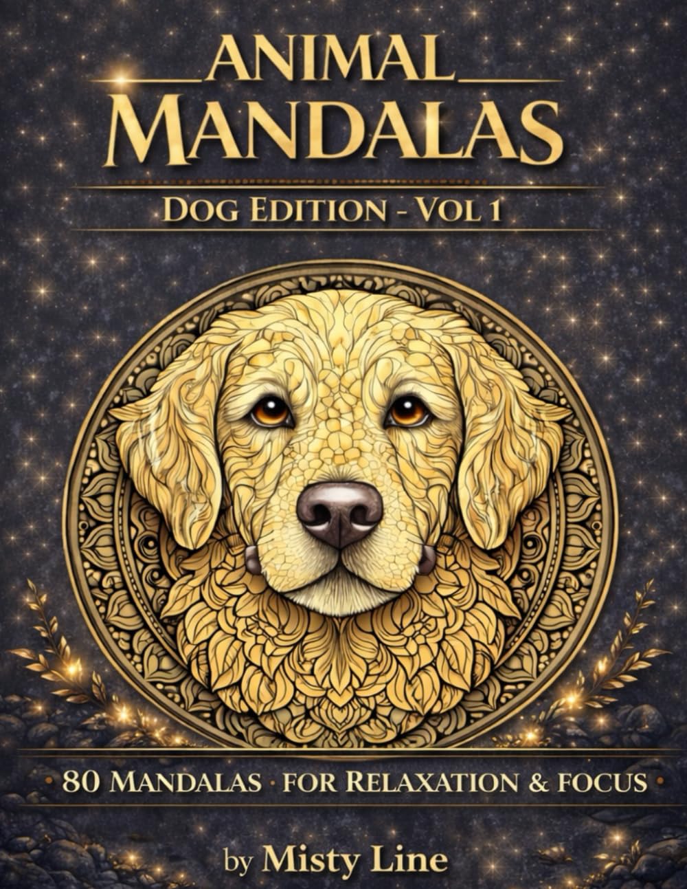 Animal Mandalas – Dogs Edition, Volume 1: 80 Abstract Dog-Inspired Mandalas for Calm, Balance & Relaxation