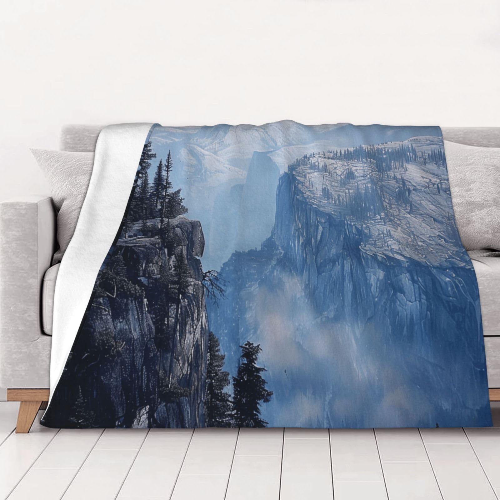 Couverture en flanelle Smokey Mountain pour vos soirées au coin du feu
