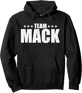 Mack Surname Family Birthday Mack Lastname Couple Pullover Hoodie