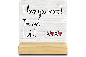 Accentuate Your Home Decor with Our Profound "I Love You More" Plaque!