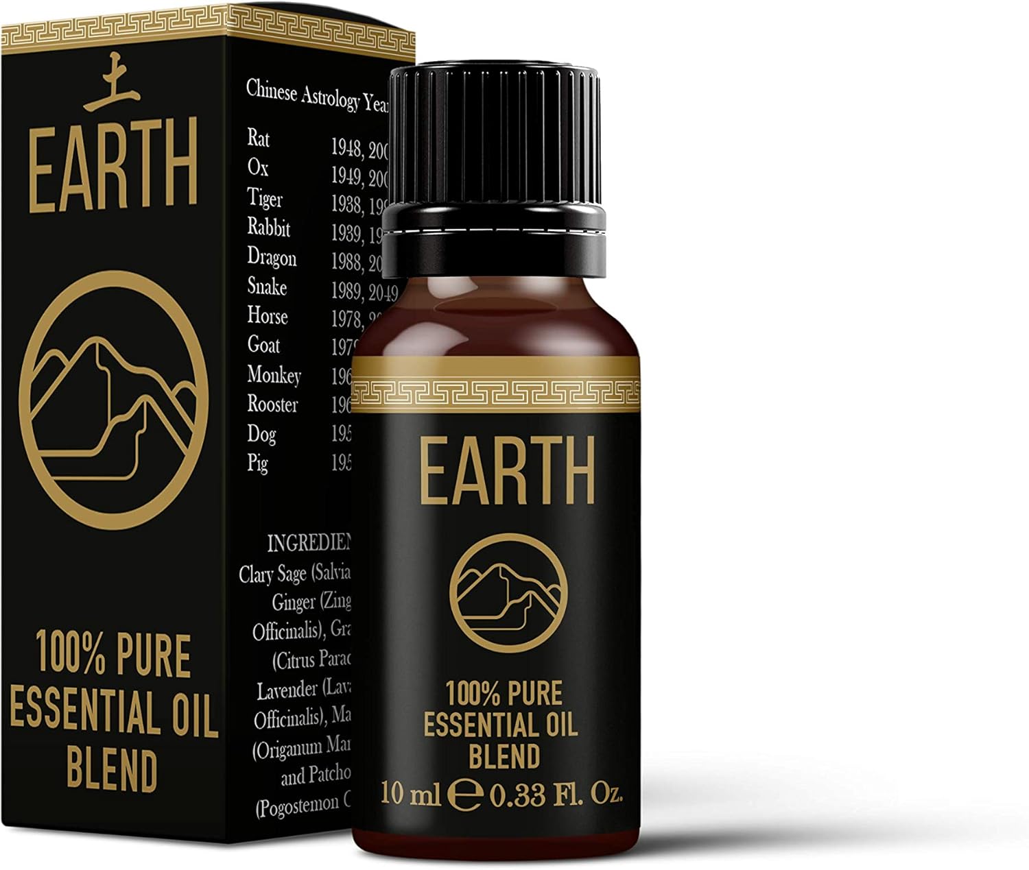 Mystic Moments | Chinese Elements Essential Oil Blend Gift Pack 5x10ml | Wood, Fire, Earth, Metal & Water