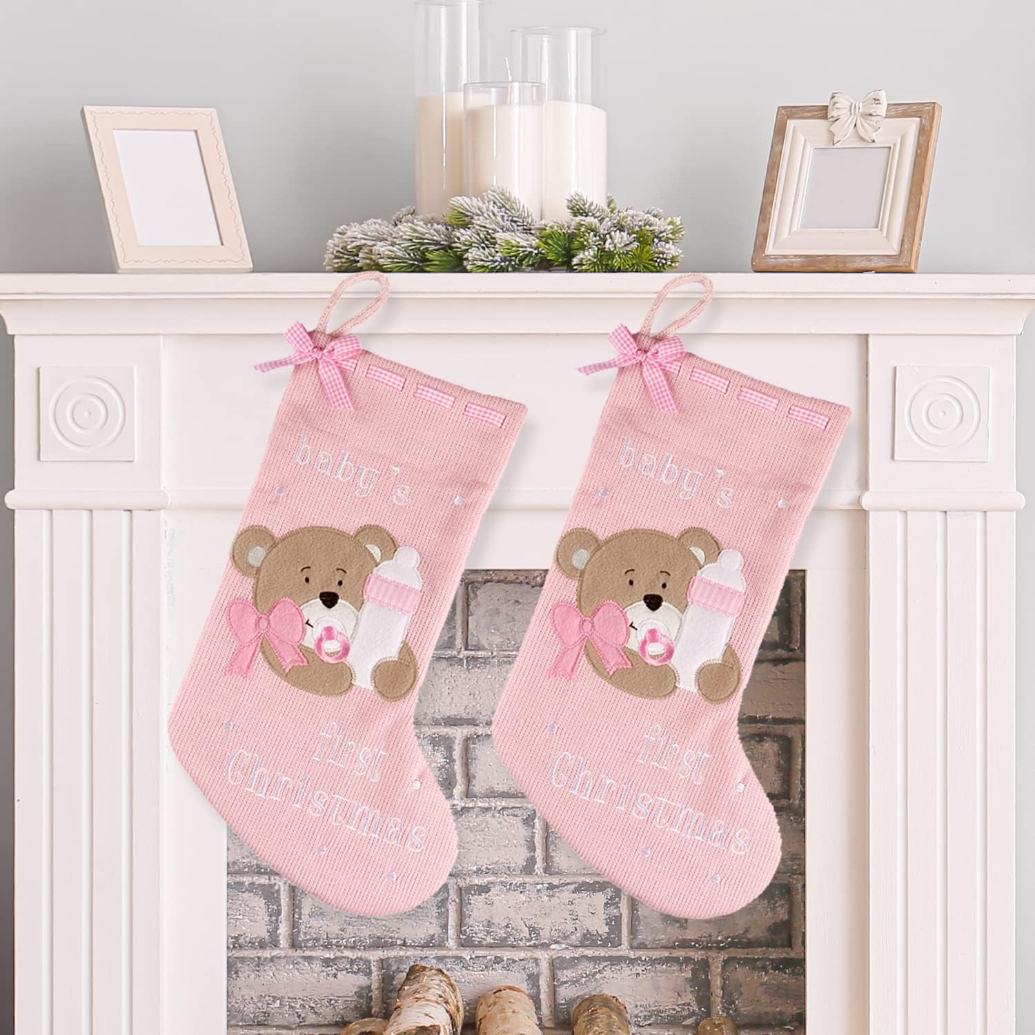Pack Adurself Christmas Stockings 19 Pink Bear Jordan Ubuy