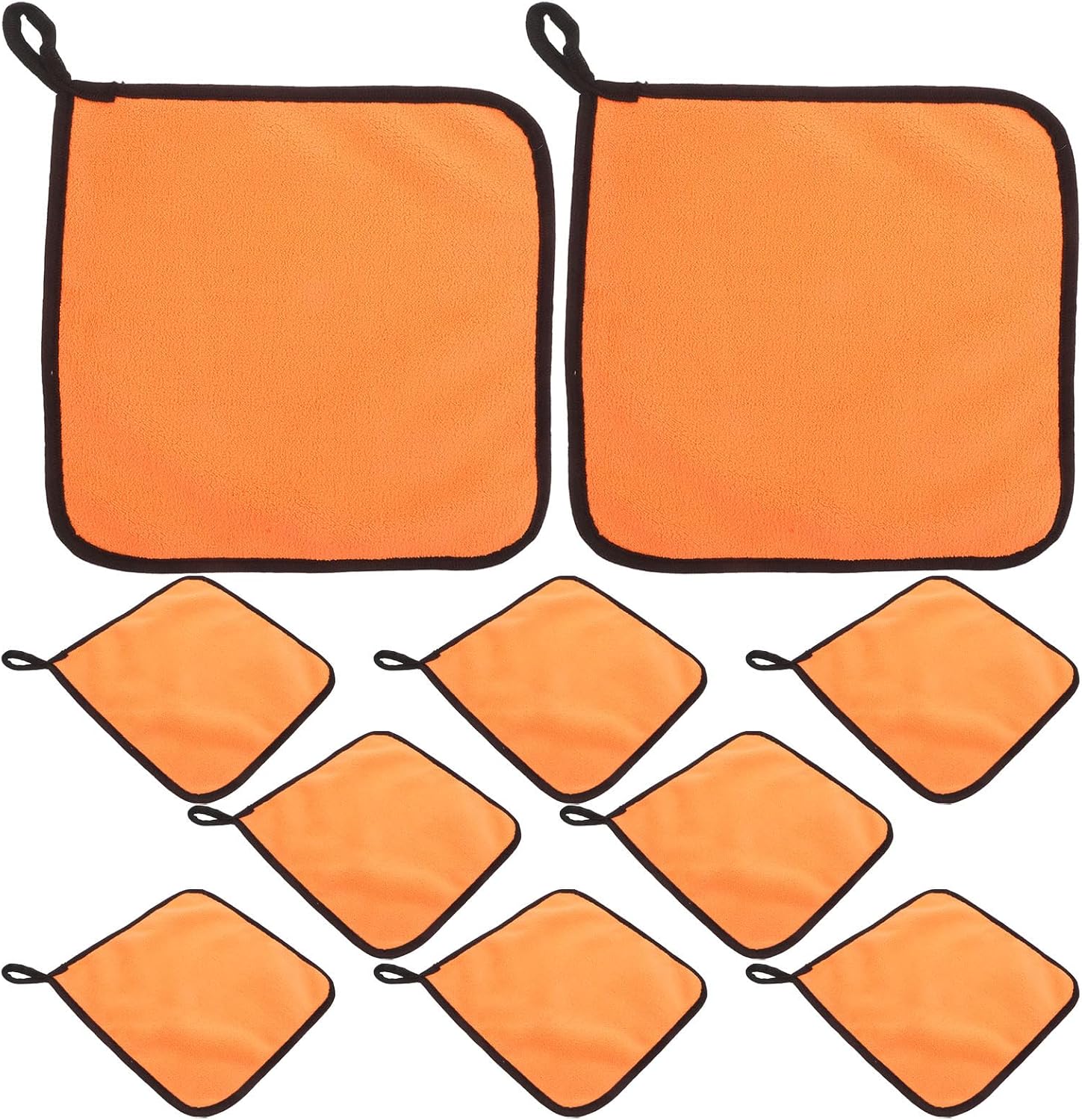 10pcs Pool Stick Cleaning Cloth: Billiard Cue Towel - 10x10 Inch Coral Fleece Pool Cue Polish Towel - Snooker Shaft Maintenance Accessories