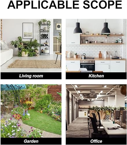 Miniatura 9 de LIFKOME Maceta grande de cerámica para suculentas con soporte de base de exhibición, diseño de pintura de tinta china, florero, pecera, maceta