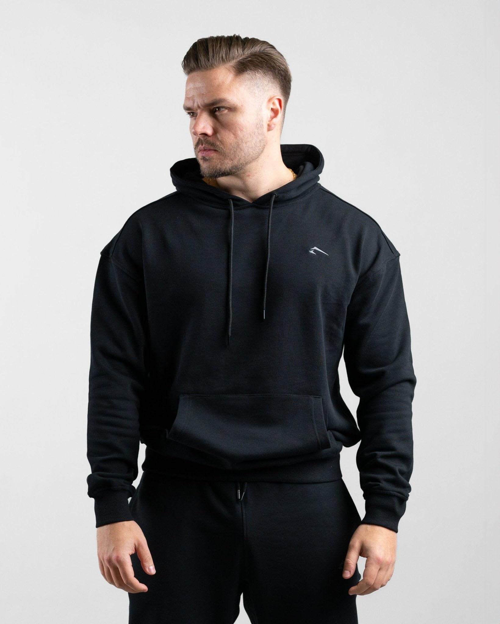 ATHLETIC AESTHETICS Essential Oversize Hoodie - Oversize Kapuzen Pullover für Herren, Langarm Hoody, Kapuzenpullover für Sport, Fitness, Gym und Freizeit, Pulli Bequem und Sportlich
