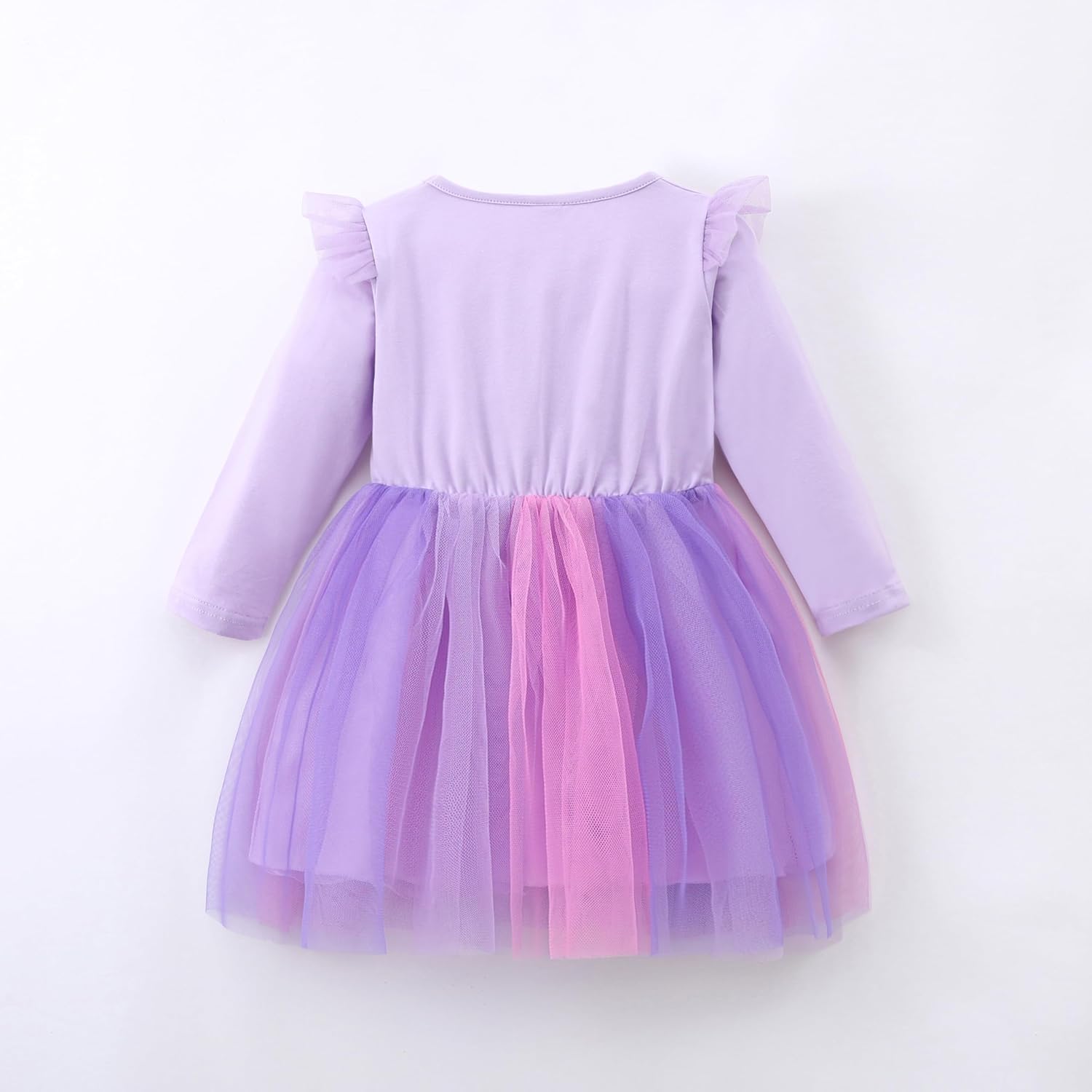 Girls Tutu Dresses Toddler Winter Long Sleeve Party Tulle Dresses for 18M-7T - Image 3