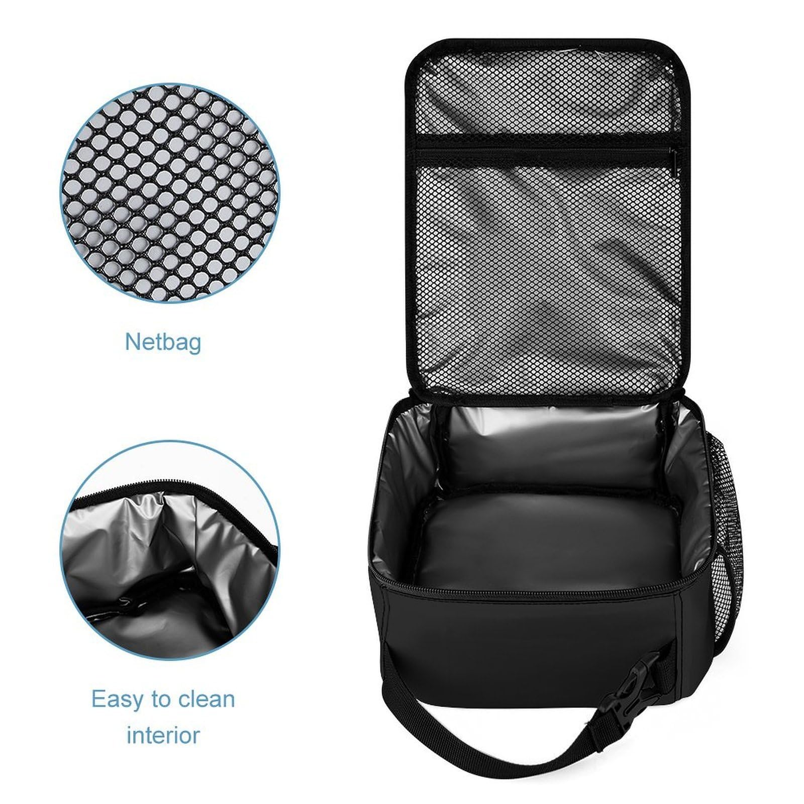 Cereal Killer Michael - Set di tre pezzi con zaino leggero con astuccio e borsa per il pranzo, zaino grande da viaggio, materiale scolastico, regali per studenti, Mvzdq-c-1, One Size, Set di