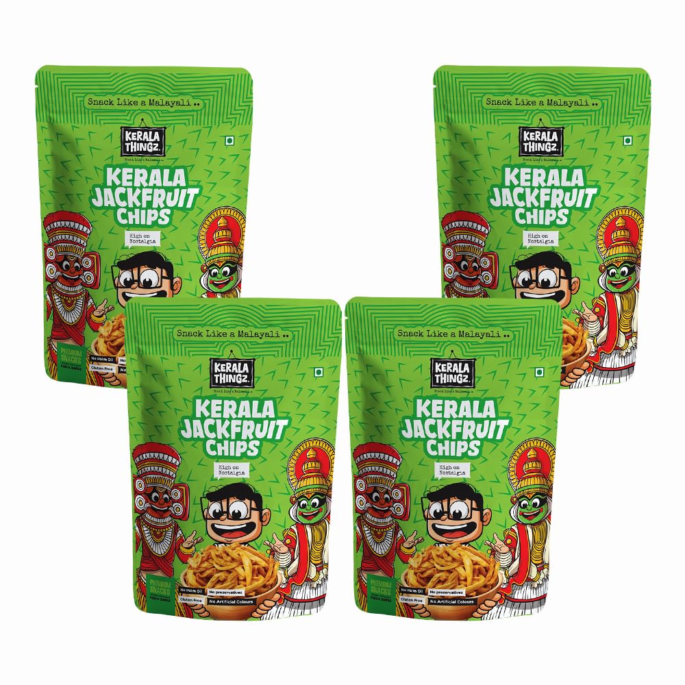 Kerala Thingz Jackfruit Chips 600g | Premium Kerala Jackfruit chips | Chakka chips