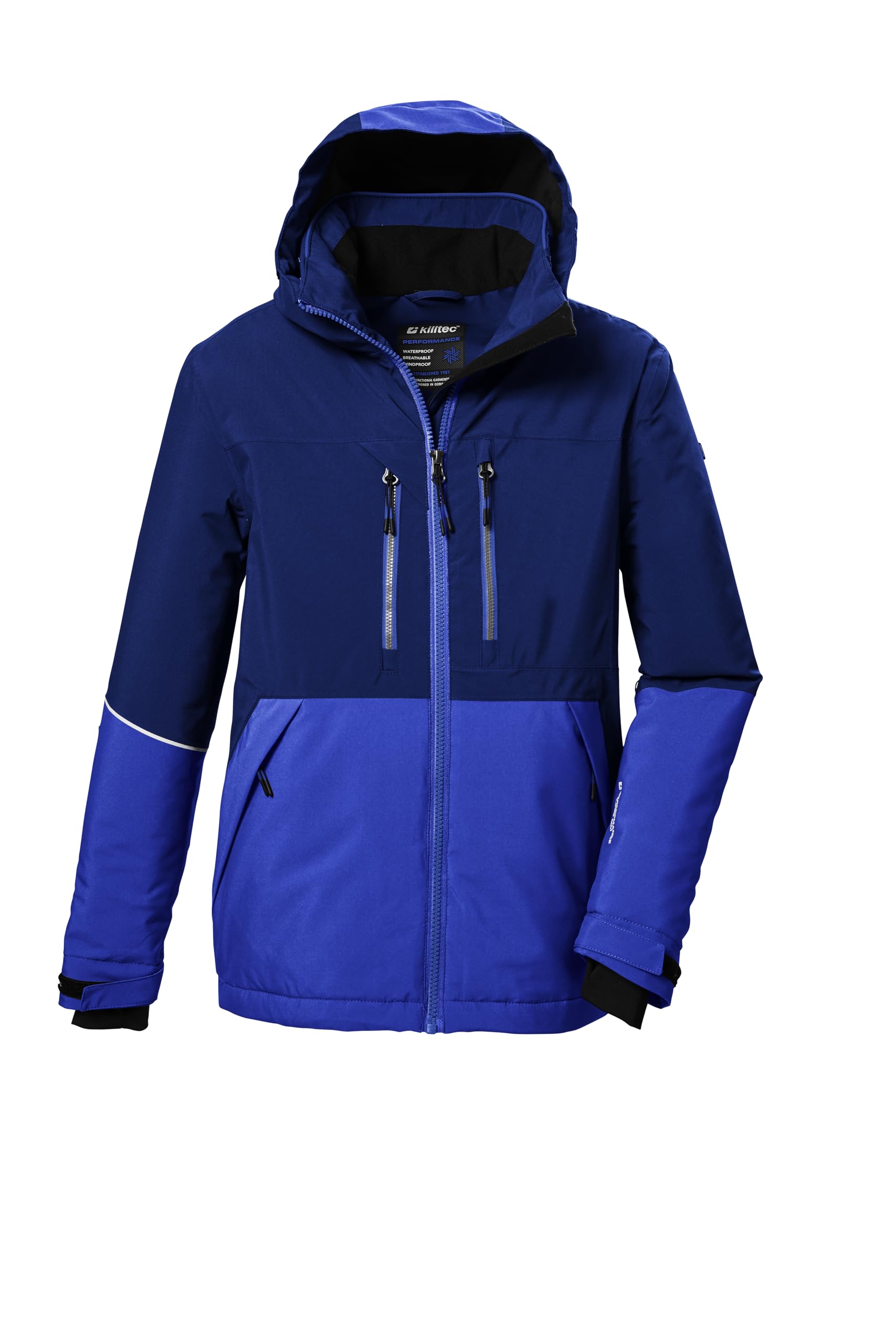Killtec Ksw 388 Bys Ski Jckt Veste de ski/veste fonctionnelle avec capuche et jupe pare-neige Garçon