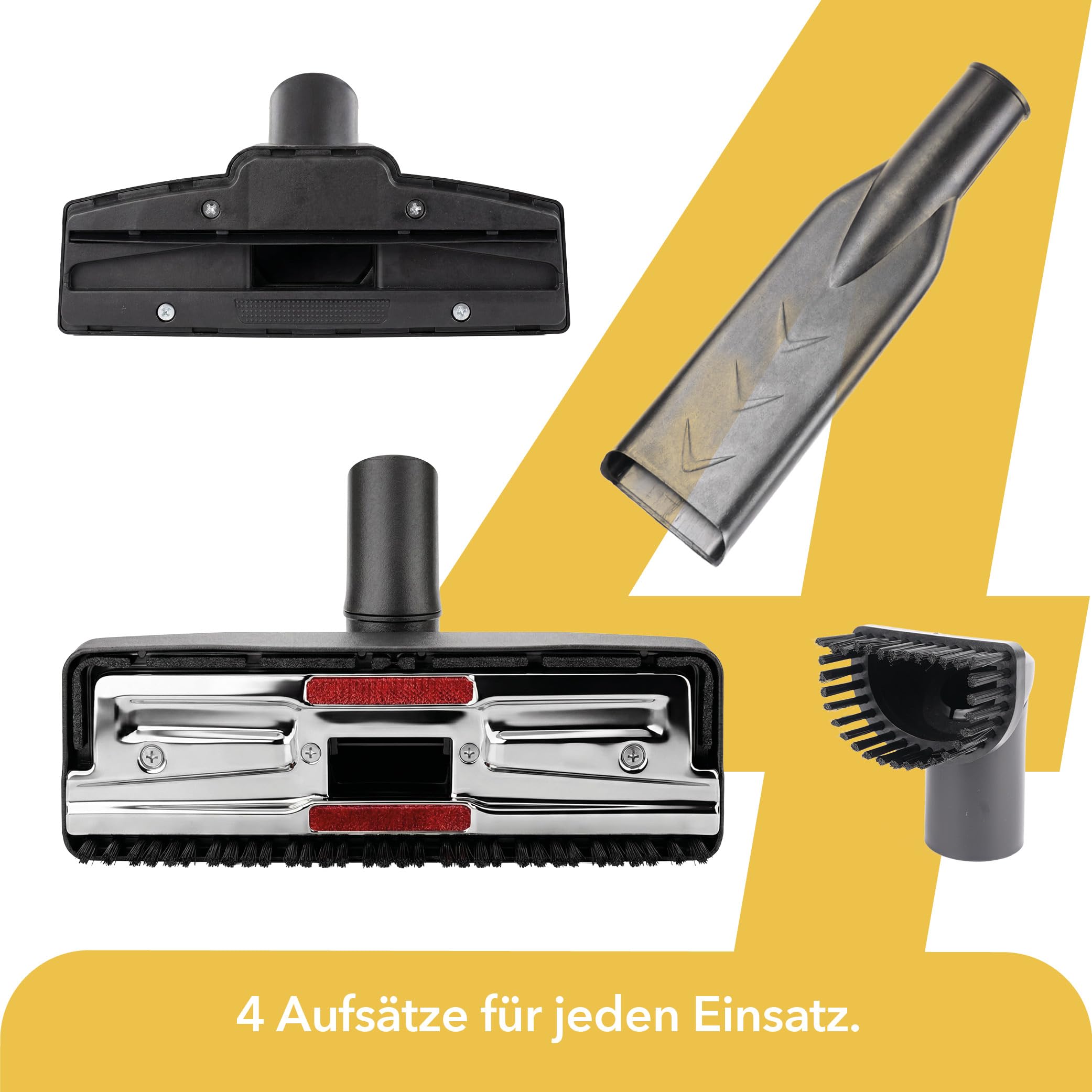 G.I.V. JHS15 Nass- und Trockensauger 15L 1000W 16kPa HEPA Filter beutelloser Staubsauger