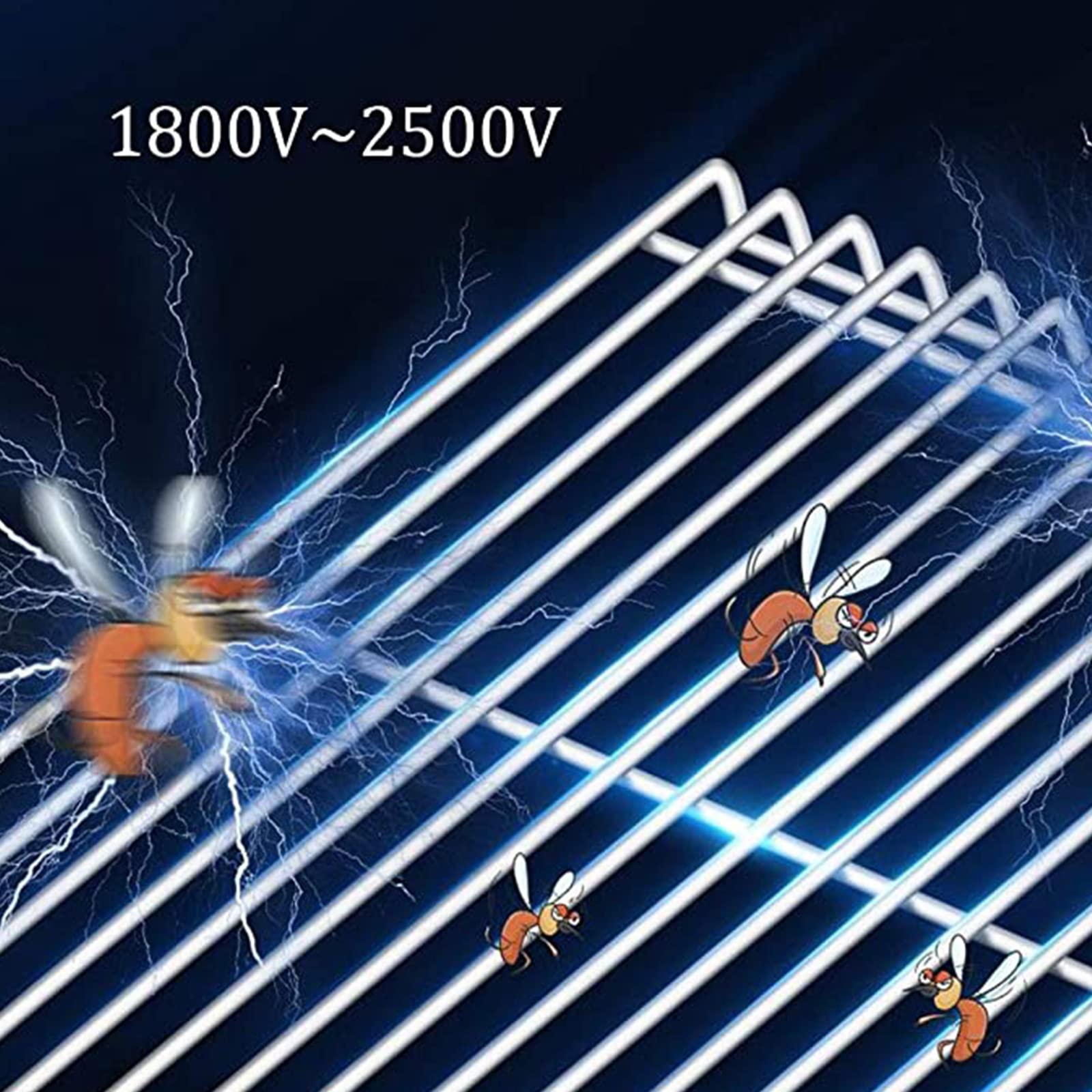 Homehold Lámpara antimosquitos Exterminador eléctrico de Insectos Lámpara antimosquitos Repelente de Mosquitos físico Descarga eléctrica LED Atrapamiento de Mosquitos Sin radiación Silencio