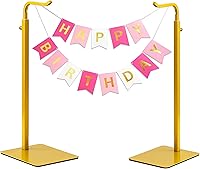 pickpiff 2 Pack Gold Purse Holder Display Stand - Adjustable Handbag Hanger Rack for Bags, Purses, Wreaths, Tabletop, Closet & Retail