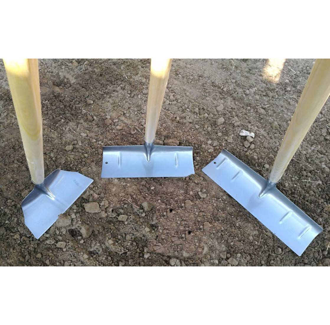 Landwirtschaftliche Taro 30cm-70cm Mehrzweckschaufel Stahlplatte Gartenhacke Kopf Geschmiedete Hacke mit Kohlenstoffstahl Klingenkopf (30cm Breit)