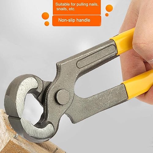 Miniatura 7 de Alicates de corte final, pinzas de carpintero de 12 pulgadas, de acero al carbono, extractor de clavos, alicates de corte de alambre, pinzas de