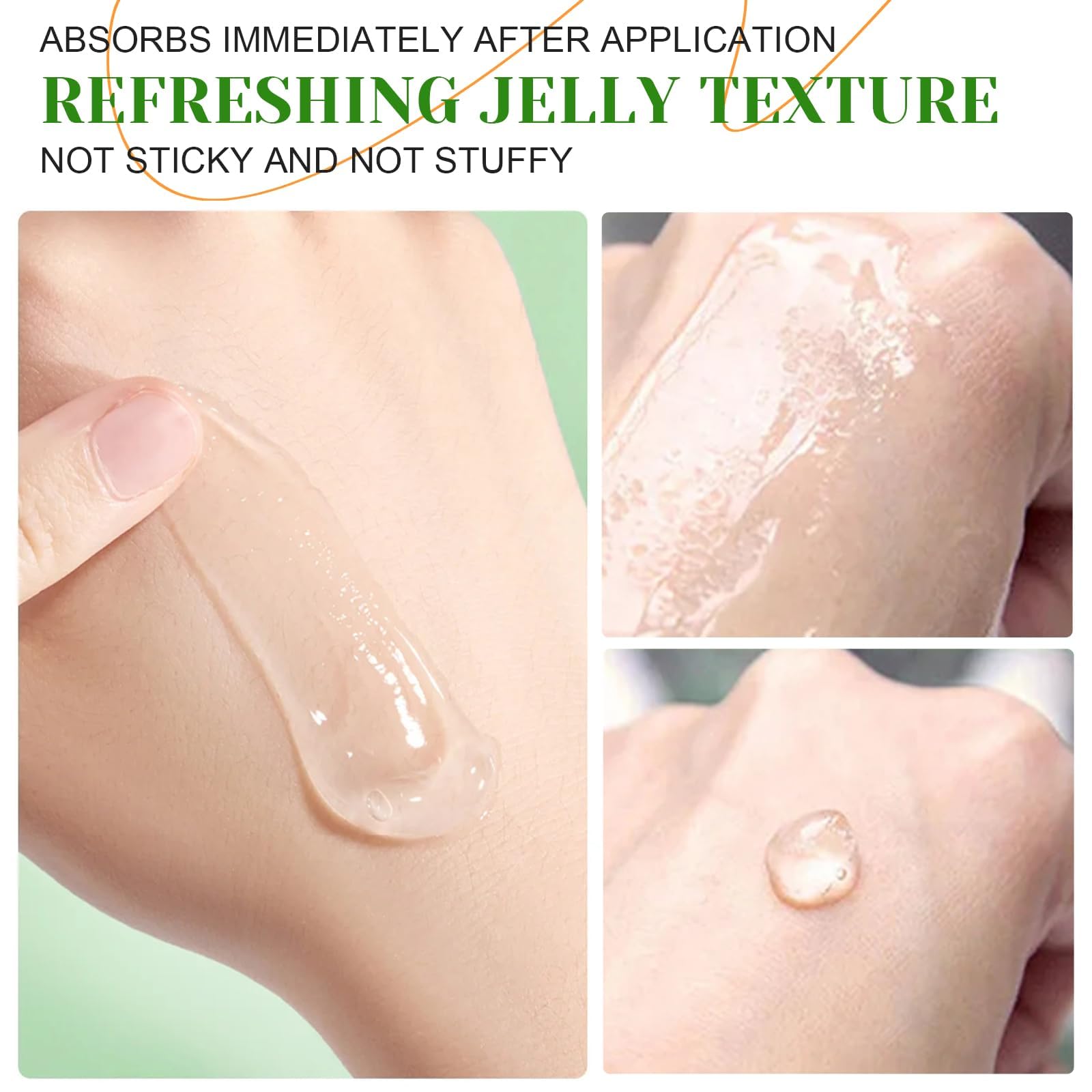 250 ml Gel d’aloe vera,Crème soin rafraîchissant&apaisant pour la peau,formule hydratante douce,nourrissant visage et corps,Pour une utilisation régulière sur peau sèche ou exposée