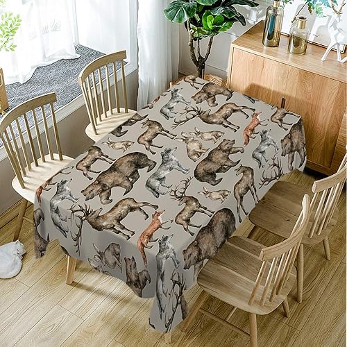 Miniatura 9 de Moslion Patrones tribales estilo vintage geométrico indio estilo nativo, patrón del suroeste rectangular, mantel de picnic mantel de poliéster para