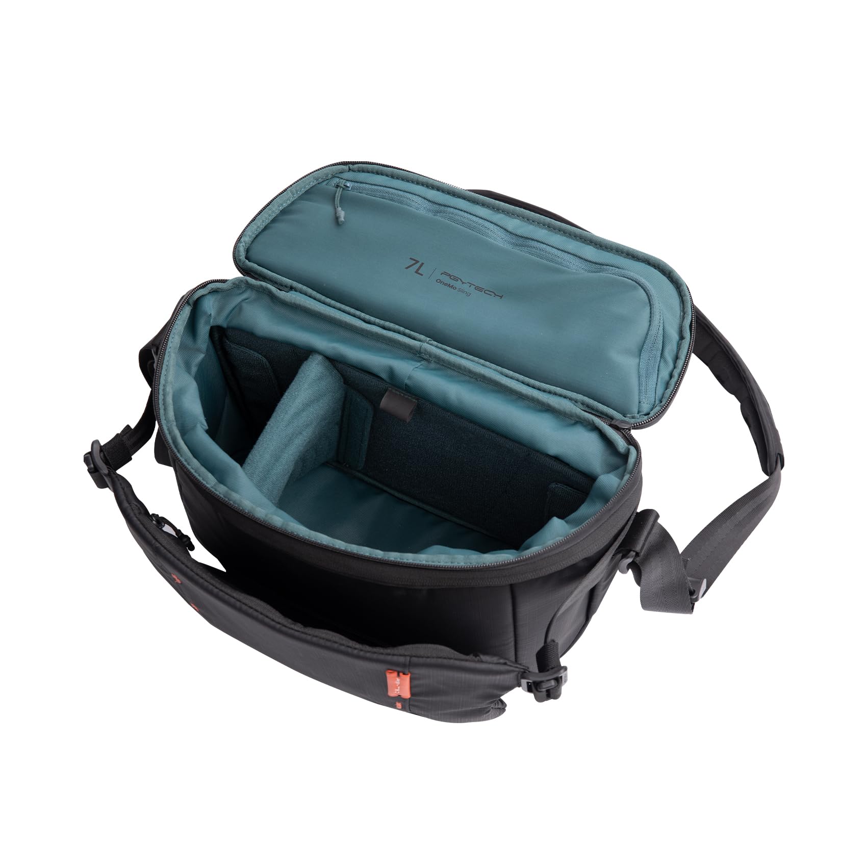 PGYTECH OneMo Borsa Fotografica 7L-9L, Tracolla Impermeabile Da Viaggio, Messenger per Mirrorless e Reflex/DJI Avata 2/Mini 4 Pro/Mavic/Treppiede/Laptop, Nero