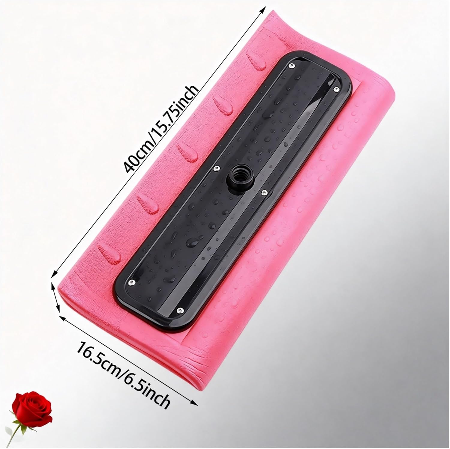 Foam Head Roof Snow Rake（only Brush） - Lightweight No-Scratch Snow Brush for Vehicles, Roofs & Gutters, Pole-Compatible Design for Winter Snow Removal - Head Only(2 pcs)