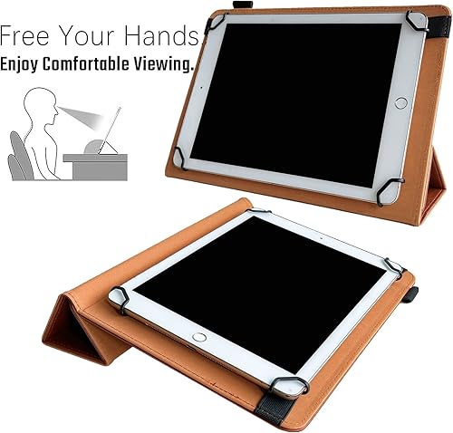 Miniatura 3 de JZCreater Funda universal para tablet Android de 10 pulgadas, funda para tablet de 9.5 a 10.5 pulgadas, funda protectora multiángulo para tablet de