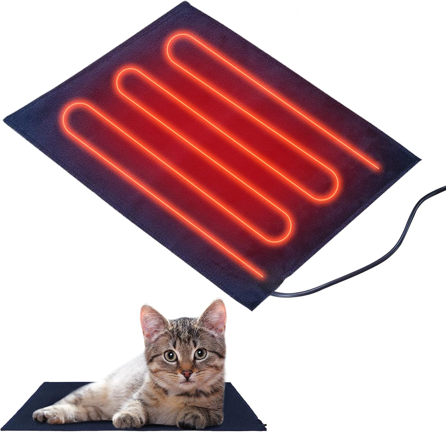 Pet Heating Pad,USB ThreeSpeed Thermostat Dog Cat Heating