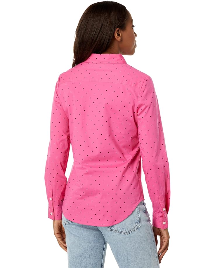 U.S. POLO ASSN. Long Sleeve Dot Stretch Poplin Shirt - #2 of 4
