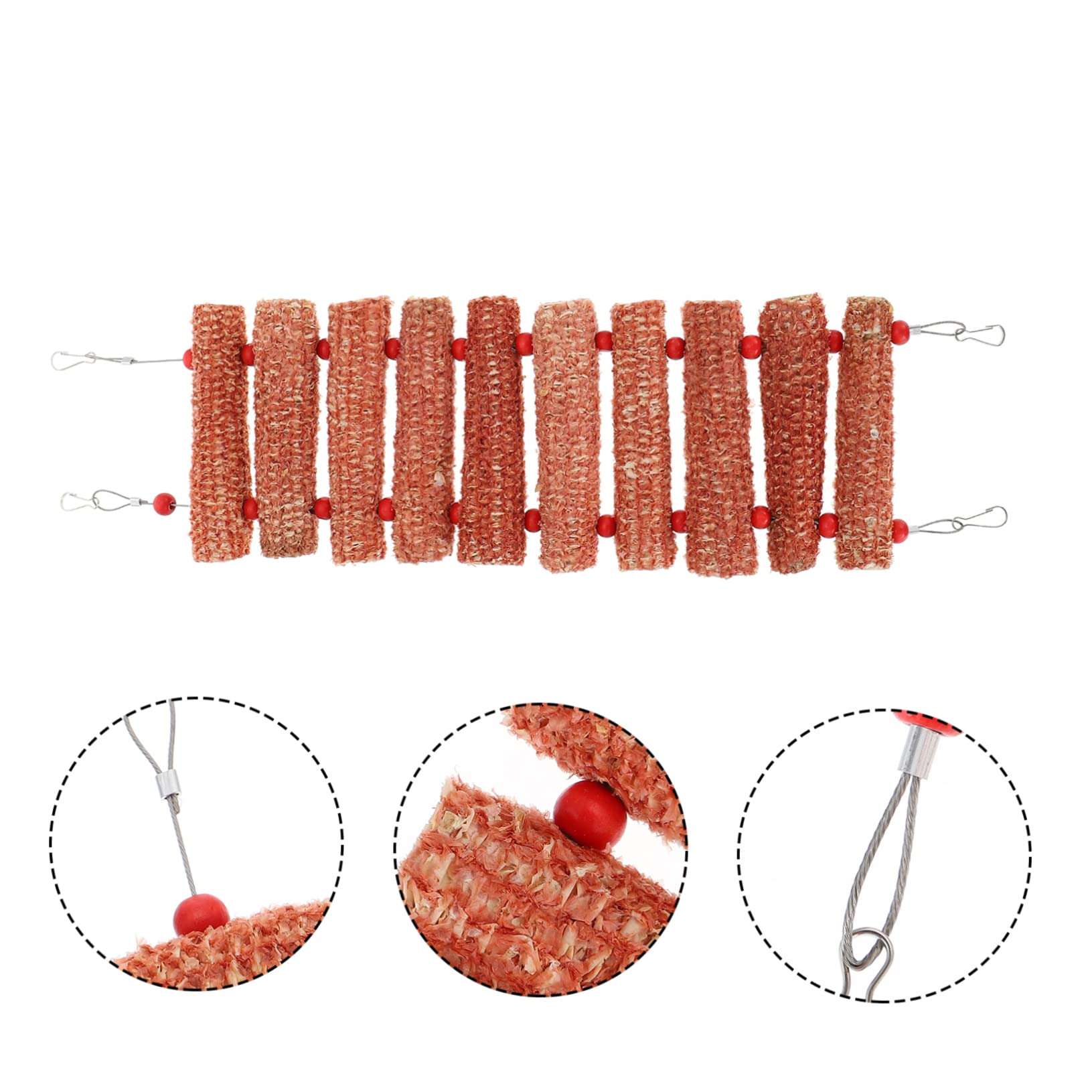 Angoily 3pezzi Giocattolo Decorativo Per Piccoli Animali Guscio Di Mais Accessorio Per Conigli e Criceti Gioco Molar Per Animali Domestici Sicuro e Pratico Per Divertimento e Esercizio