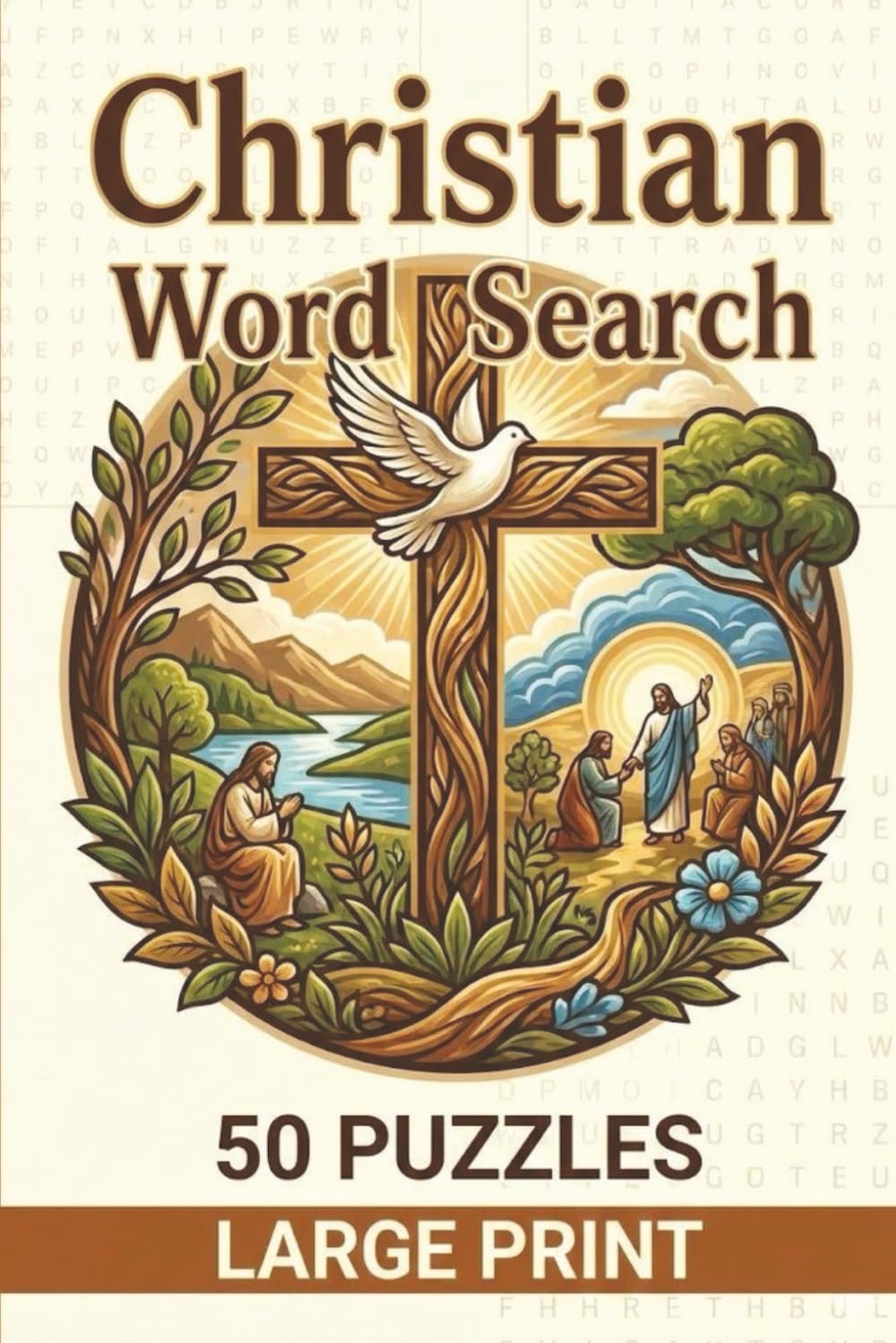 Christian Word Search: Large Print Word Puzzles for Christian Faith, Love and Hope (Word Find Books For Adults)