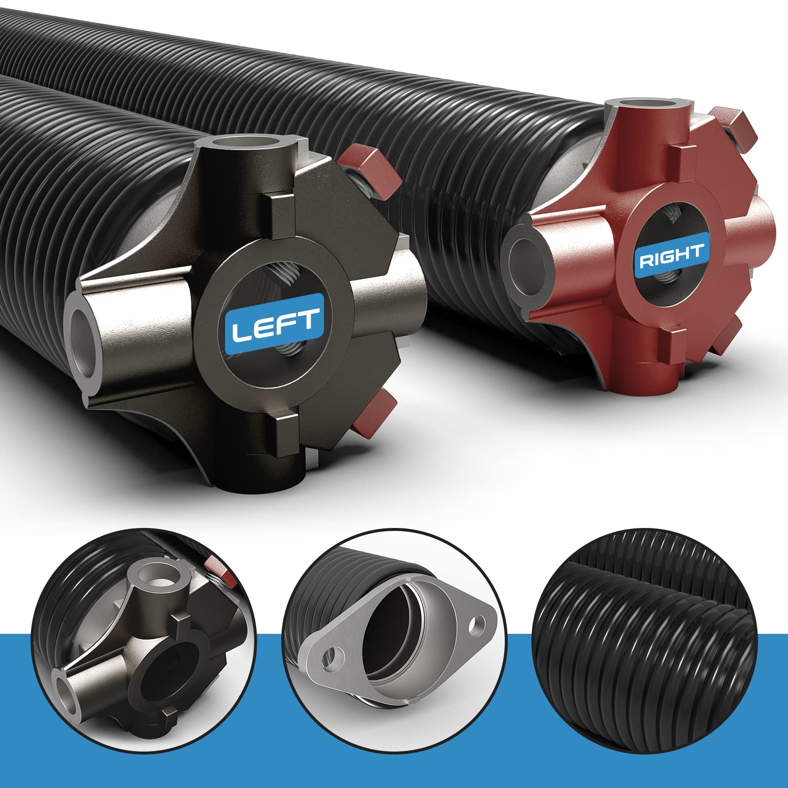 Blesseras Garage Door Torsion Springs Replacement With Non-Slip Winding - View #5