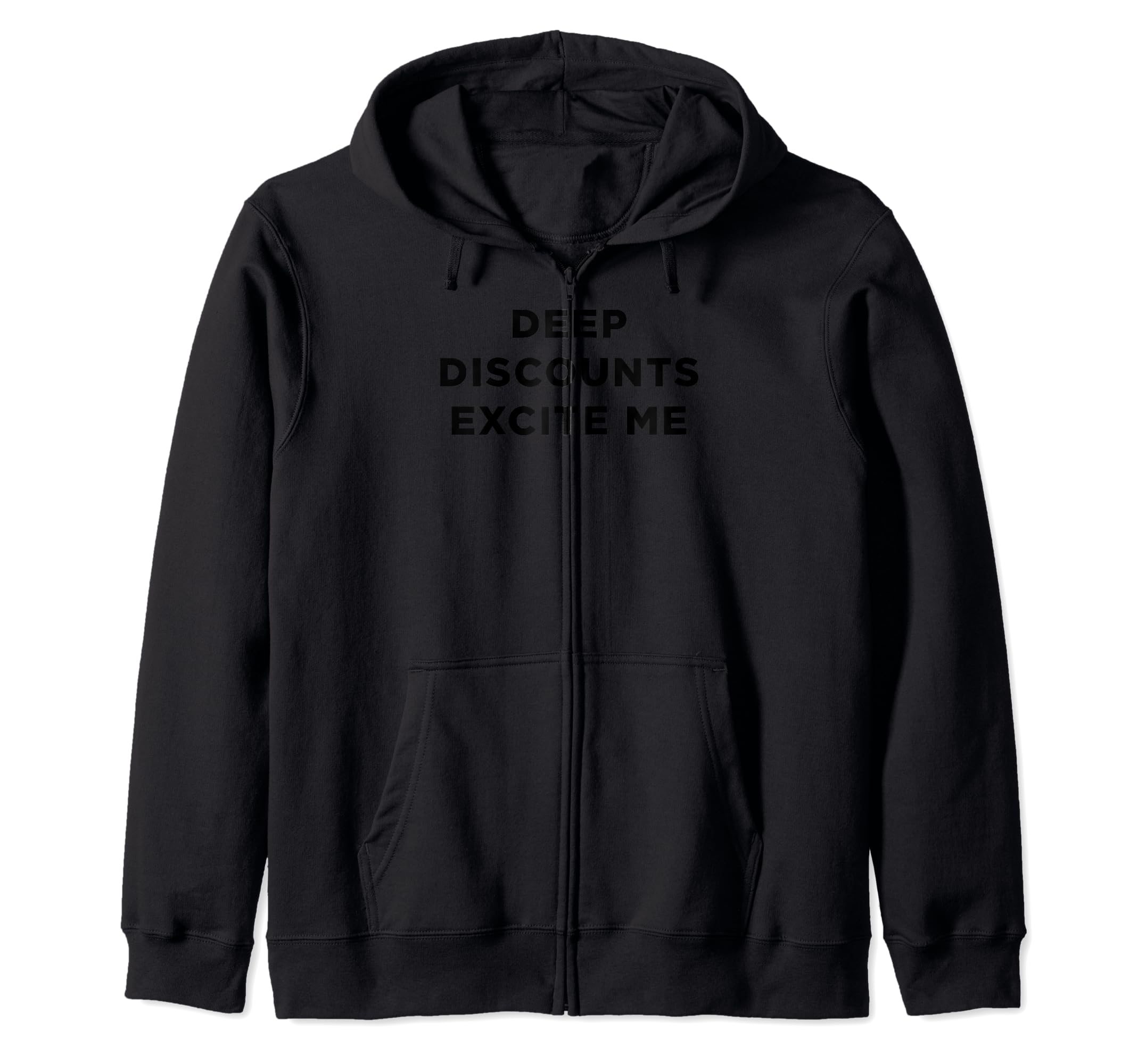 Deep Discounts Excite Me Shopper Word Design Zip Hoodie