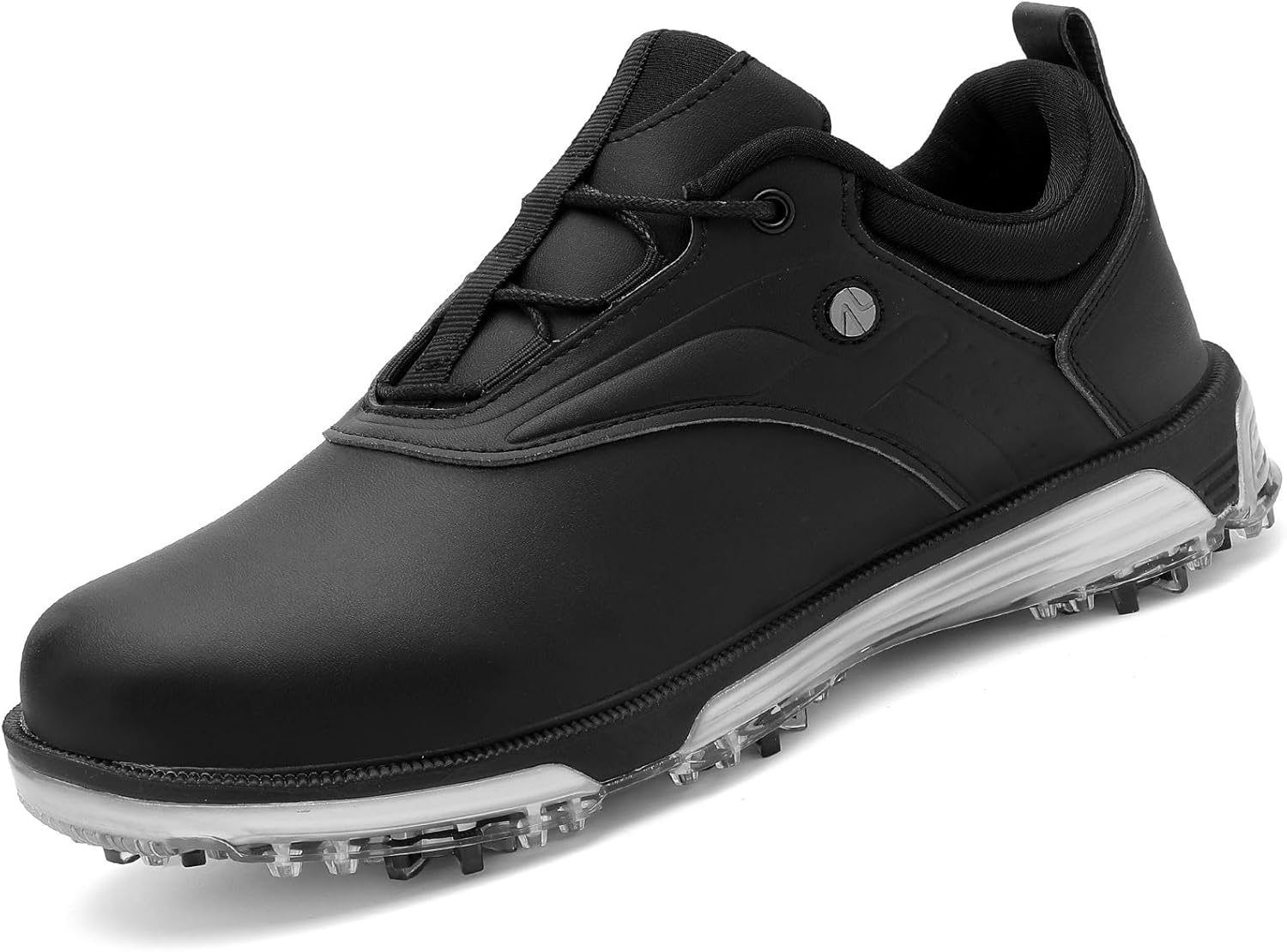 ULTIANT Mens Golf Shoes Waterproof Fixed Spikeless Sole Comfortable Outdoor Sport Shoes Size7.5-13