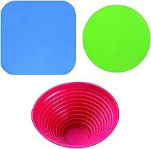 3 PCS Jar Gripper Reusable Rubber Jar Opener Multi-Purpose Jar Grips Bottle Jar lid Opener Lid Opener for Jars and Bottles Fit for Most Bottles Jar Opener Gripper for Weak Hands