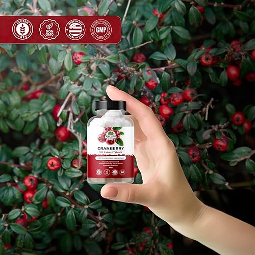 Miniatura 6 de Amazing Botanicals Cranberry 10X - Tabletas de extracto de 2,000 mg 30 unidades - Suplementos de apoyo para la UTI para mujeres y hombres - Fórmula