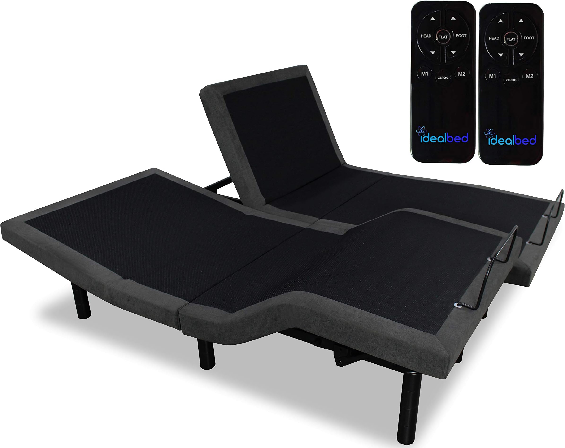 iDealBed 3i Custom Adjustable Bed Base, Wireless, Zero Gravity, One Touch Comfort Positions, Programmable Memory, Advanced Smooth Silent Operation (Split California King)