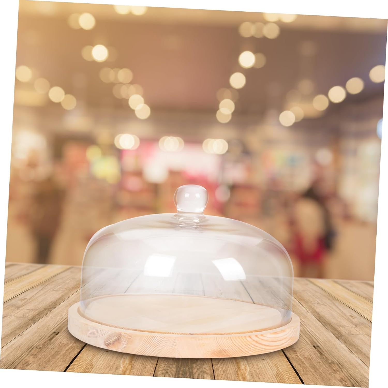 Ciieeo 1Set Multipurpose Food Cover with Base Elegant Dessert Pastry Protection Lid for Preserving Cakes and Food From Bugs