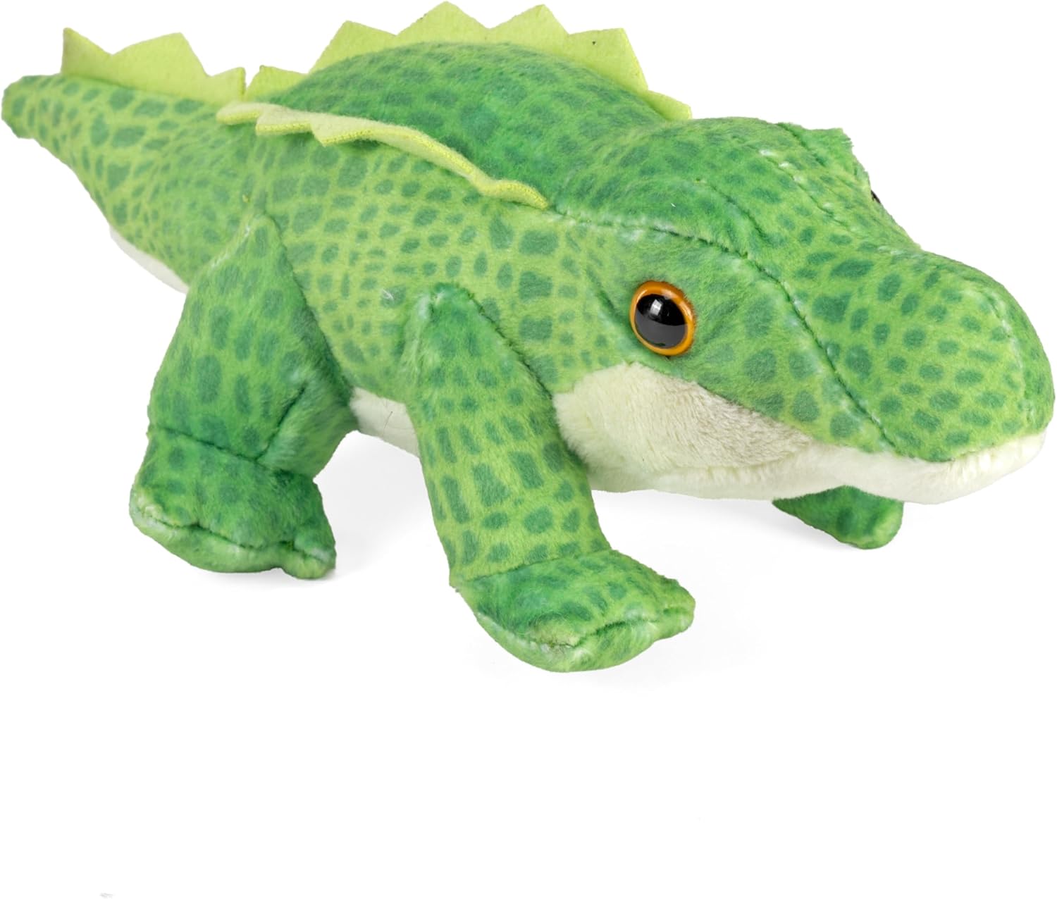 Wild Republic Pocketkins Eco Alligator, Stuffed Animal, 5 Inches, Plush Toy, Made from Recycled Materials, Eco Friendly