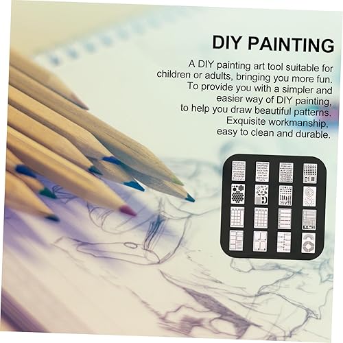 Miniatura 3 de EXCEART Plantillas para álbumes de recortes reutilizables para álbumes de recortes