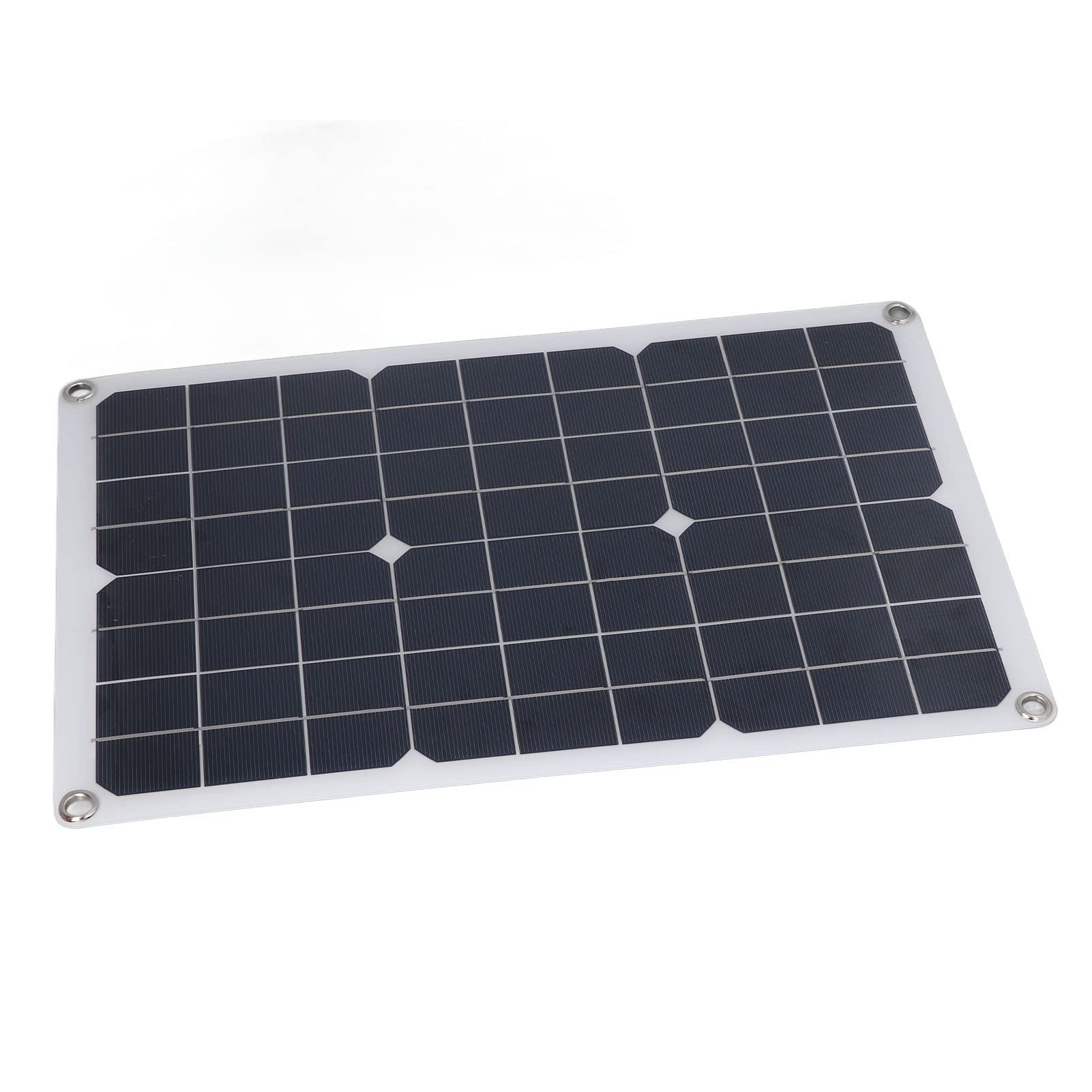 Caricabatterie Solare Caricabatterie Intelligente da 20 W Pannello Solare Flessibile per Veicoli da Viaggio in Barca da Pesca Monocristallino