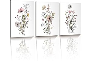 iHery Framed Flower Wall Art