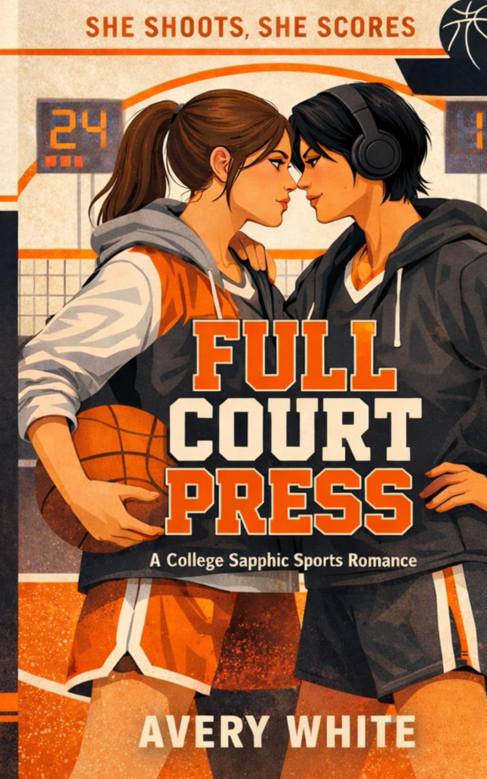 Full Court Press: A Sapphic College Basketball Rivals-to-Lovers Romance (She Shoots, She Scores: A College Sapphic Sports Romance Series)