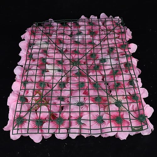Vista 231 de 20 paneles de pared de flores artificiales, decoración de pared de 24 x 16 pulgadas, paneles decorativos de flores de hortensias para el hogar, 20