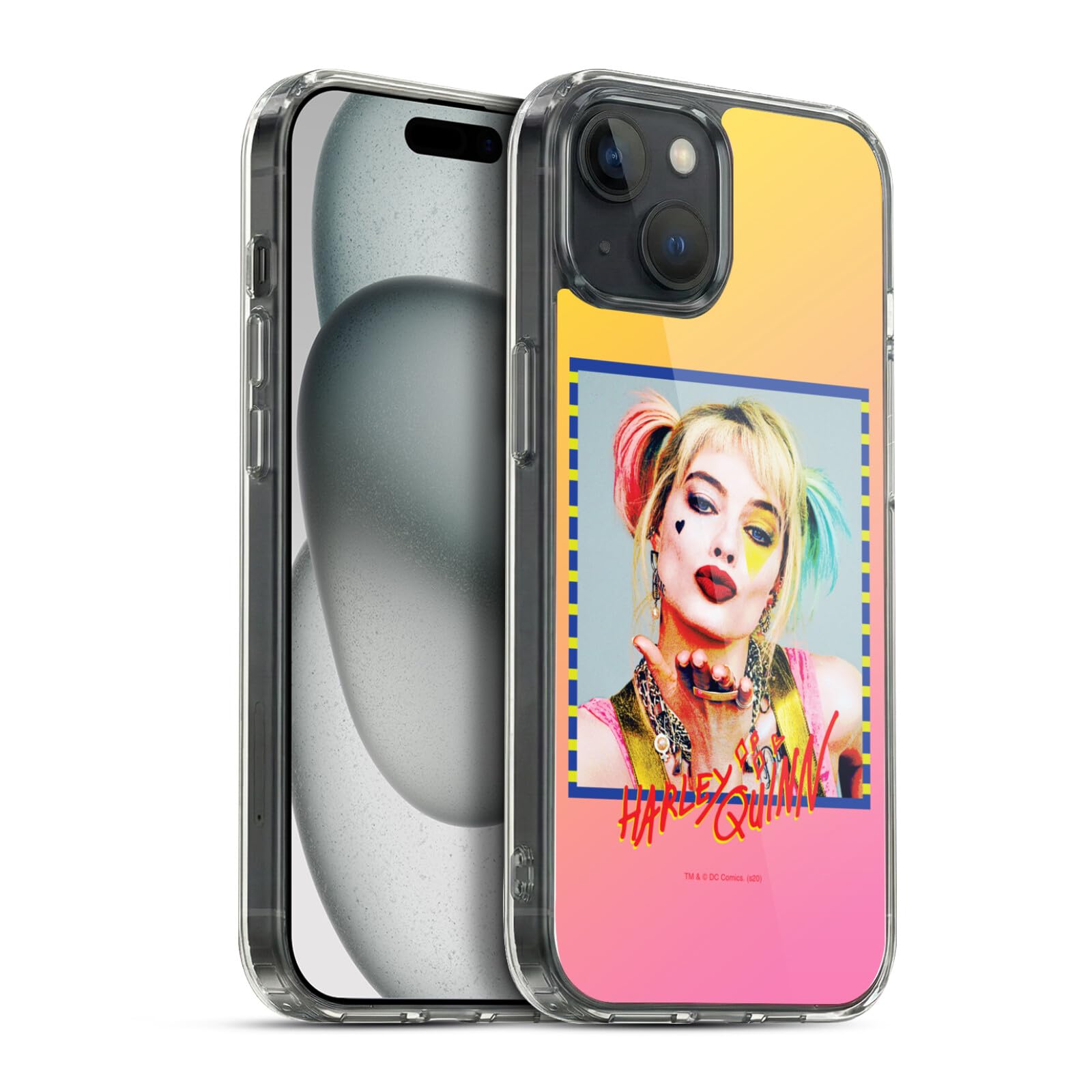 Carcasa Harley Quinn iPhone 15 Plus ideal para el día a día 7