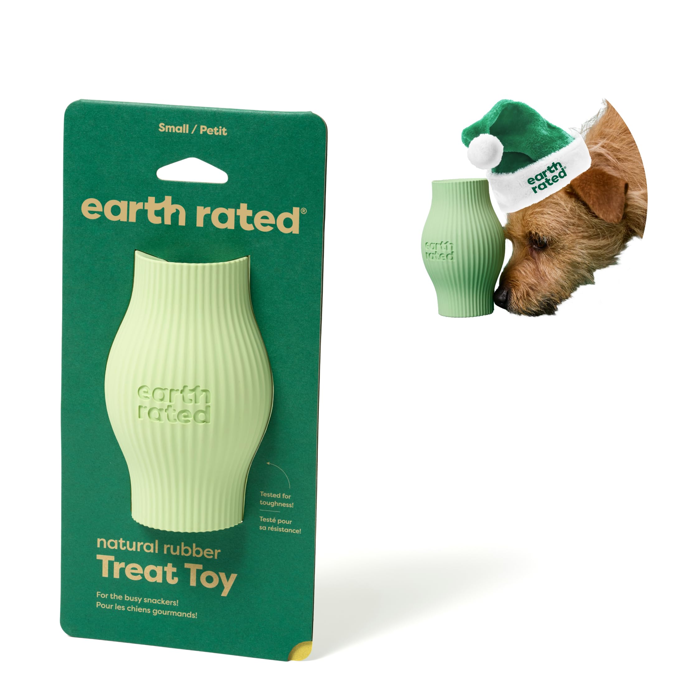 Earth Rated Treat Dispensing Dog Toy, Enrichment Toy for Adult and Puppy Dogs Slow Feeder, Dishwasher and Freezer-Safe