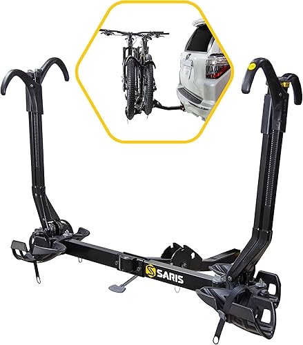Miniatura 7 de Saris Superclamp Bike Hitch Car Rack, 2 a 4 bicicleta Opción de tamaño, además de carga y HdRv Opciones compatibles, acceso a escotilla, fácil