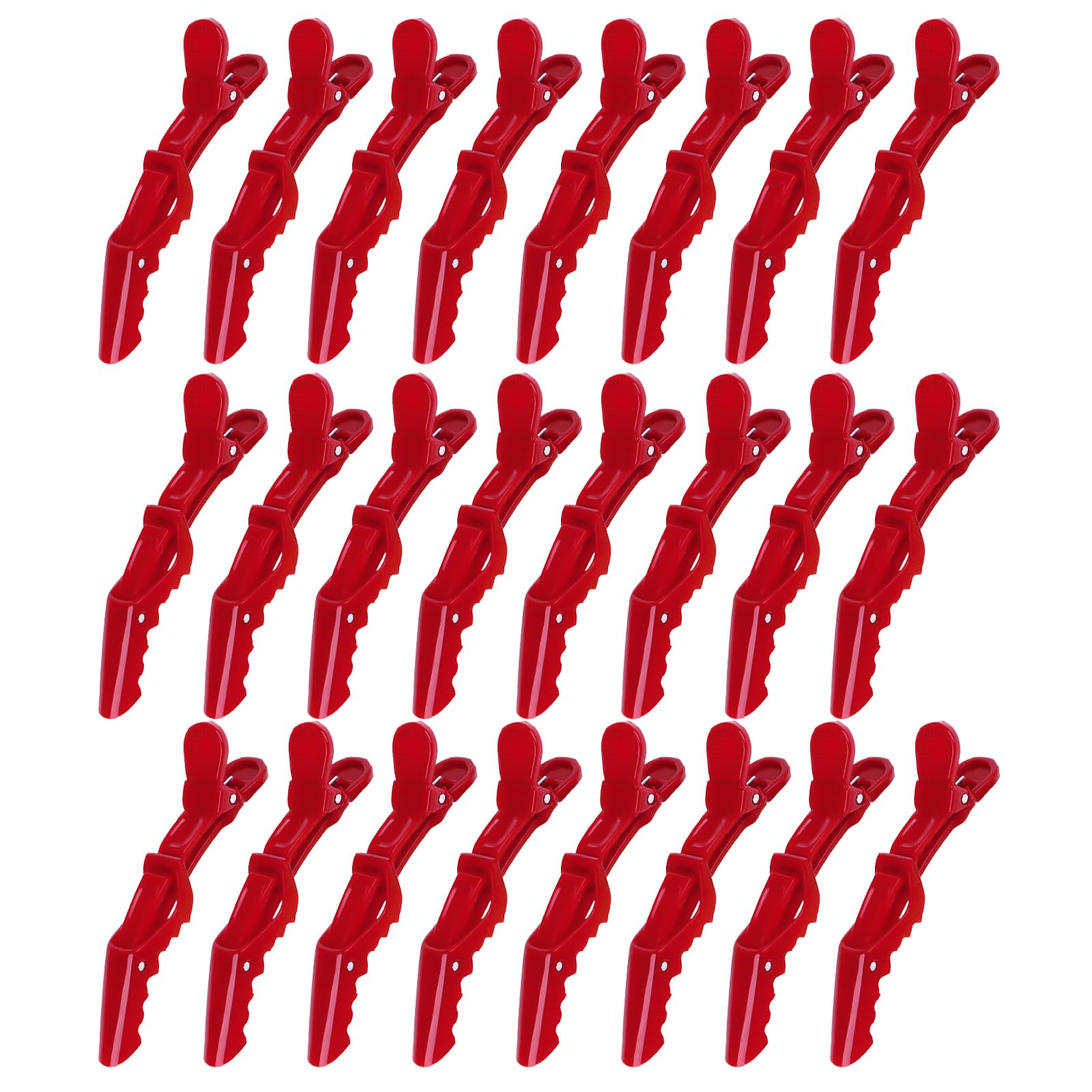 Pinces à cheveux rouges Ondder : lot de 24 pinces de coiffure - 15