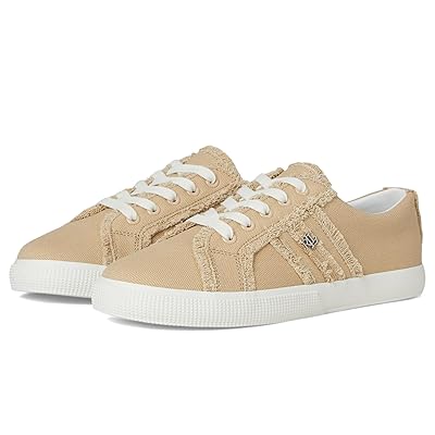 Lauren Ralph Lauren Janson Frayed Canvas Sneakers Women