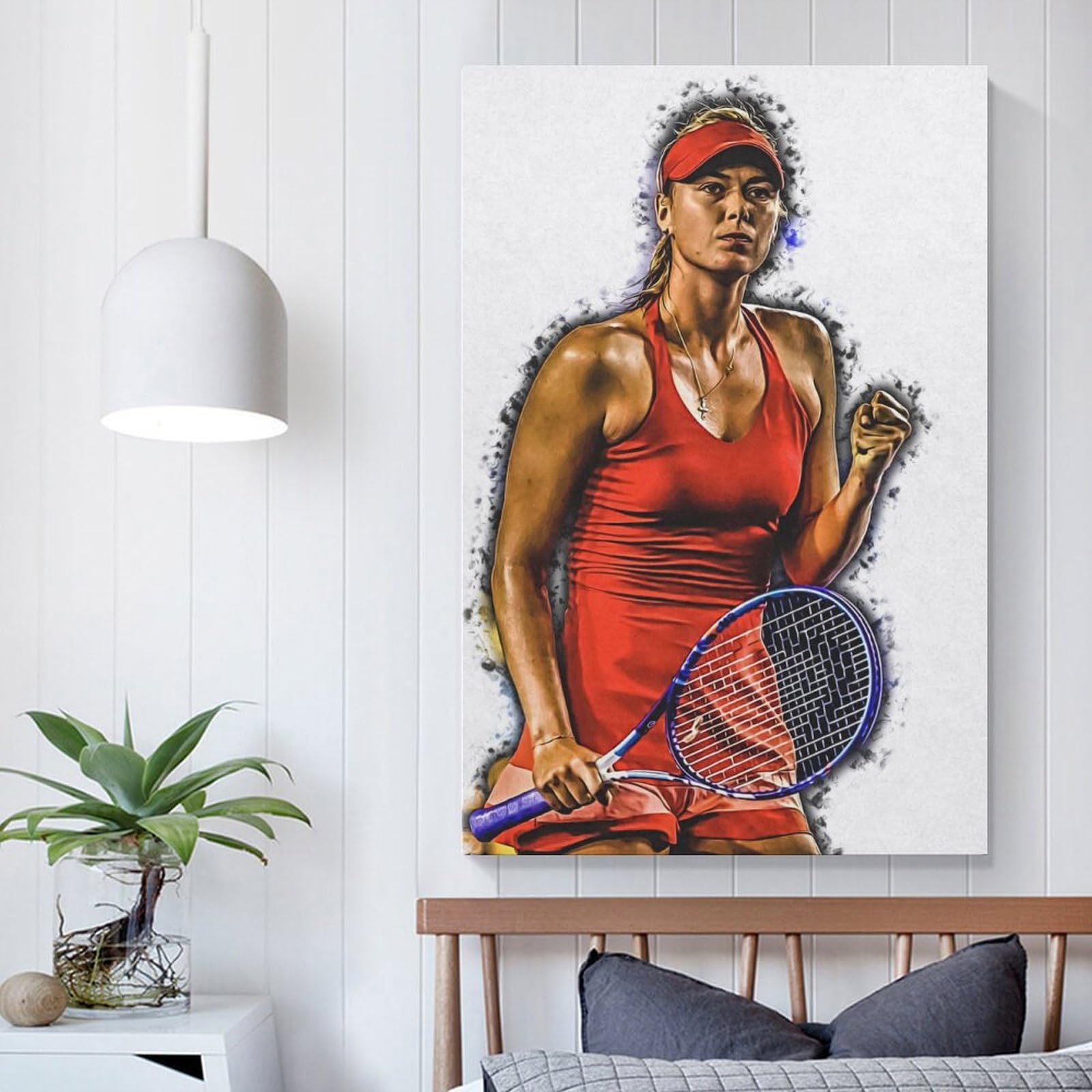 マリア・シャラポワ ポスター Amazon.co.jp: テニス選手マリア・シャラポワ キャンバスアート