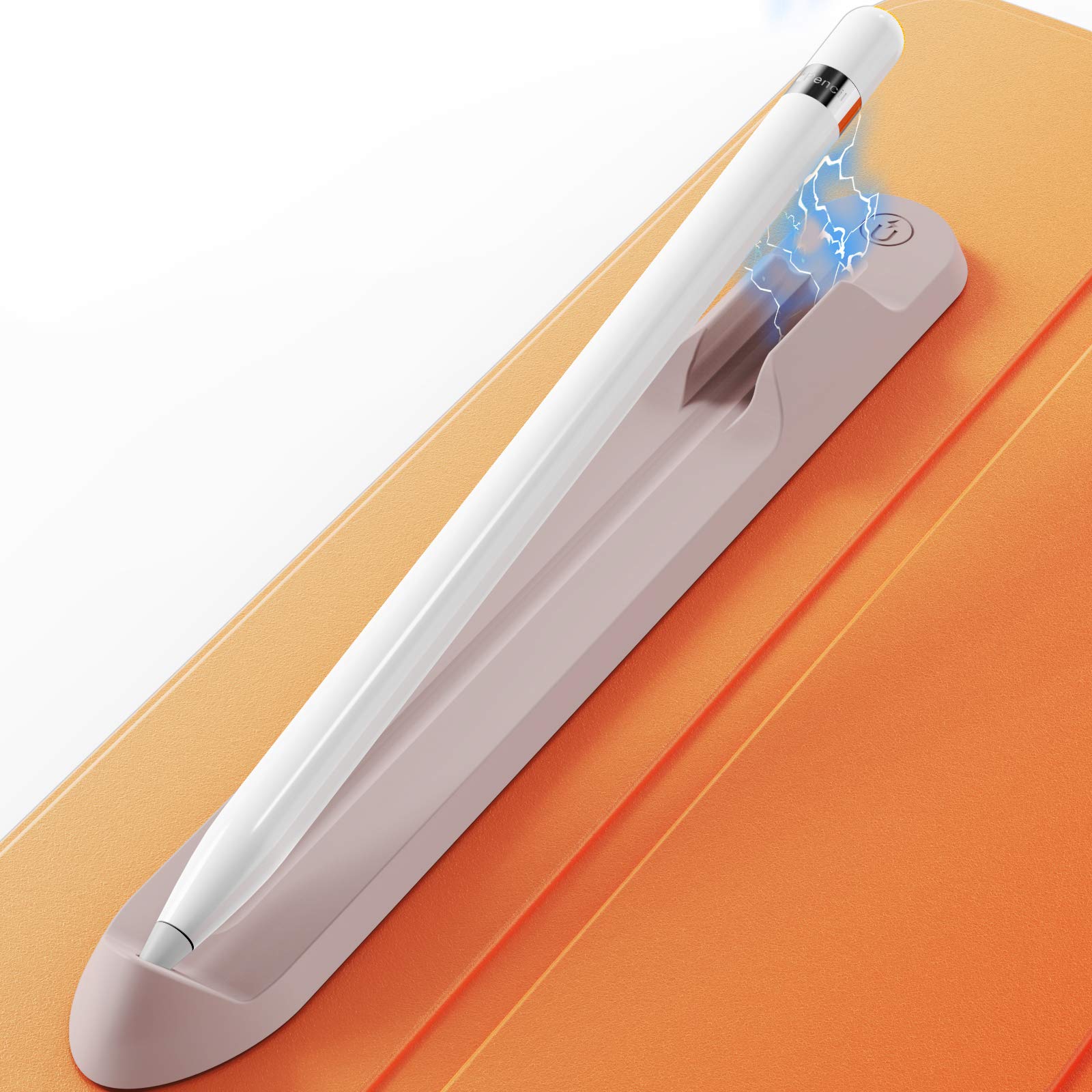 AhaStyle Removable iPencil Holder for Apple Pencil Pro, Apple Pencil (USB-C), Apple Pencil 1st / 2nd Generation [Magnetic Attach] Strong Adhesive Holder Sticker for iPad Pen and Stylus Pens (Pink)