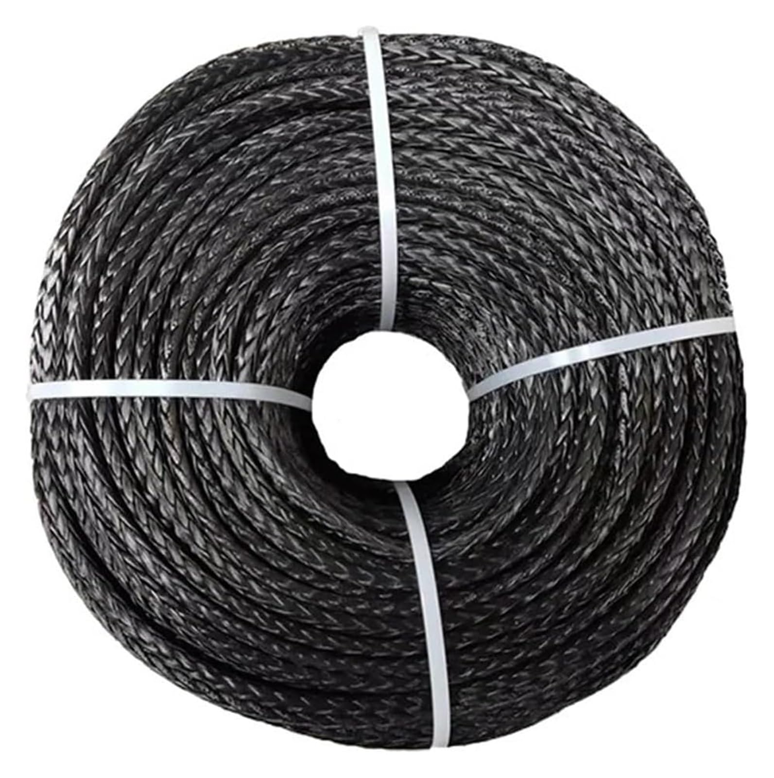Syntetyczna lina do wyciągarki, 12-splotowa syntetyczna lina wciągarki o wymiarach 6 mm x 200 m do wielokolorowego pojazdu ATV UTV