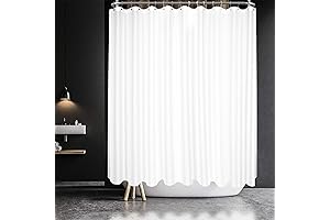 Barossa Design Waffle Weave Clawfoot Tub Shower Curtain