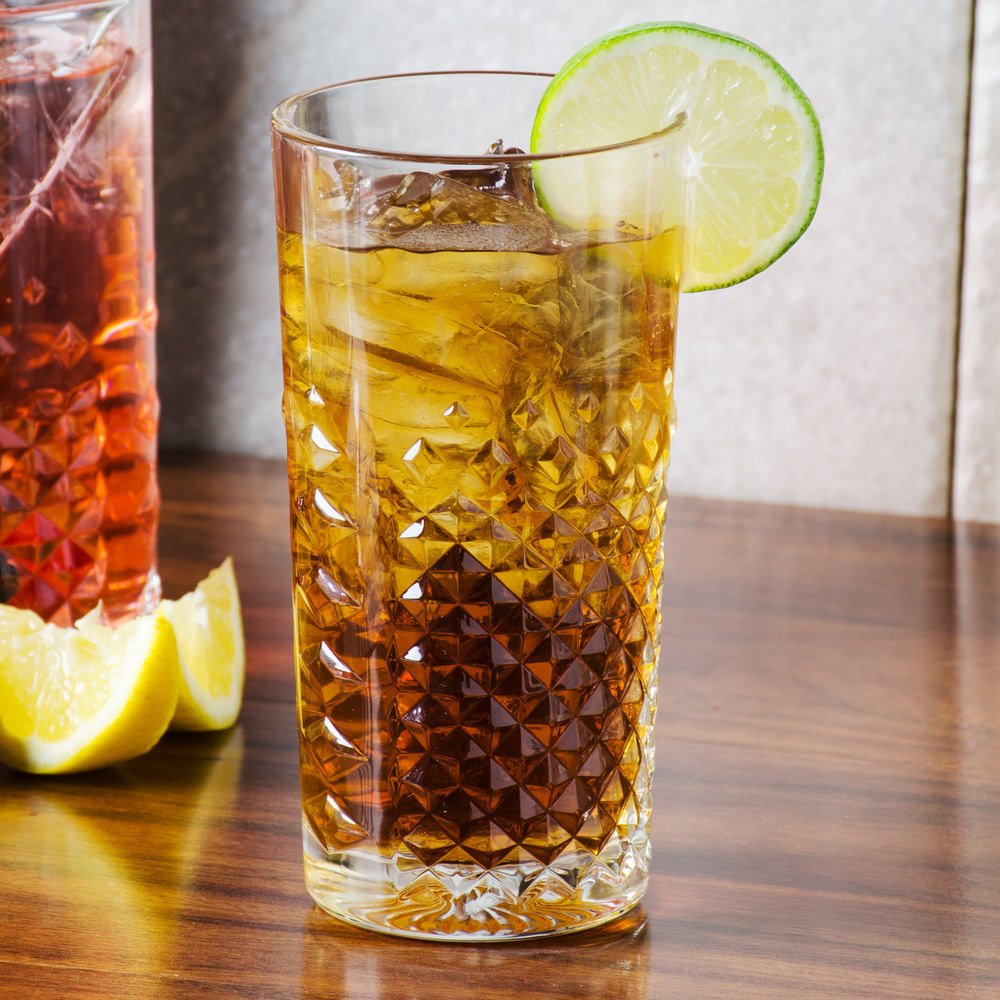 Libbey 926774 14 oz. Carats Beverage Glass - 1 Pack w/ Pourer